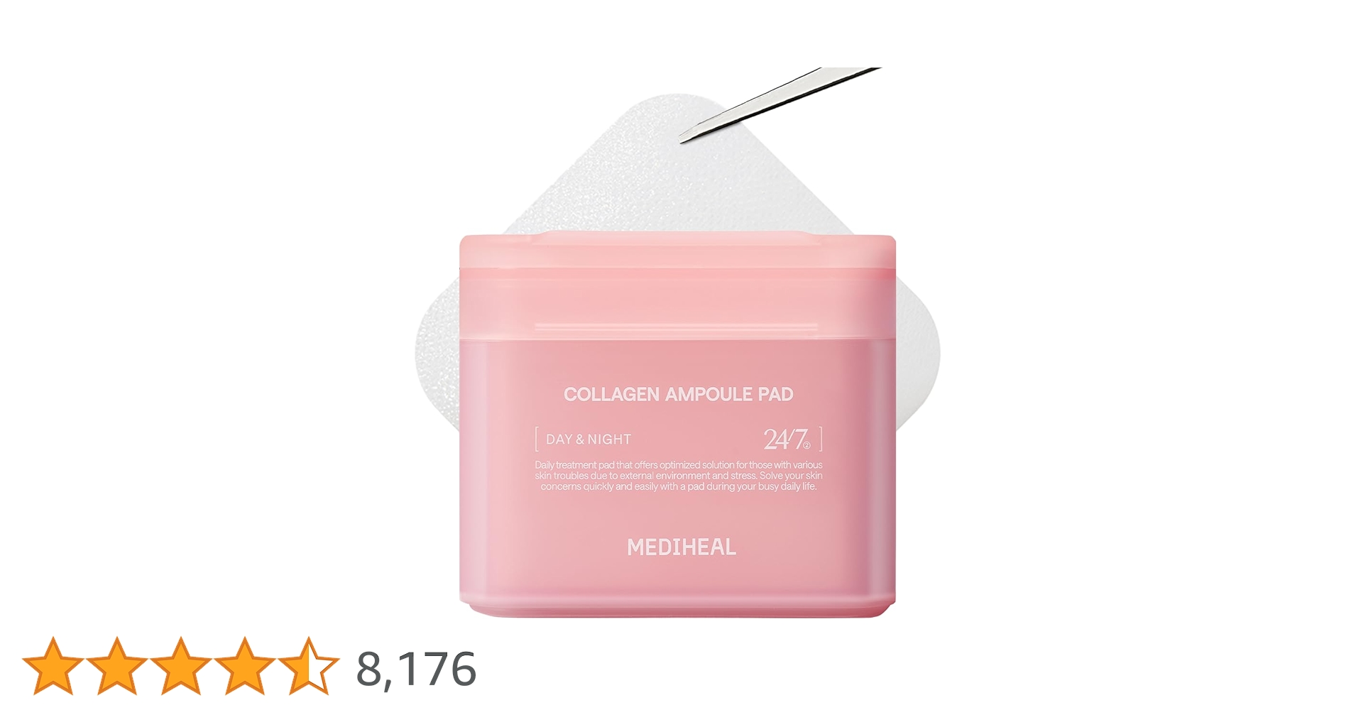 MEDIHEAL COLLAGEN AMPOULE PAD 100枚 Amazon | MEDIHEAL OFFICIAL(メディヒール) スクエアトナーパッド