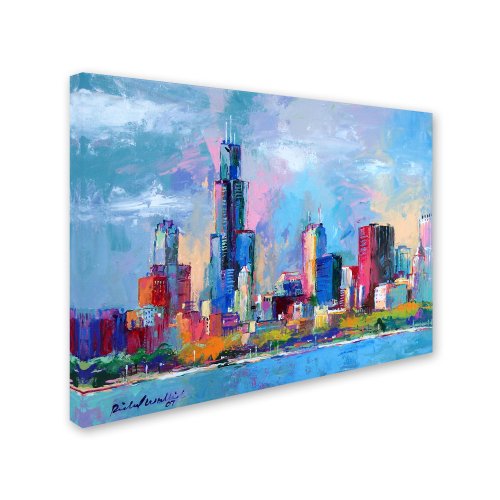 Chicago 5 By Richard Wallich, 18X24-Inch Canvas Wall Art #TOP1