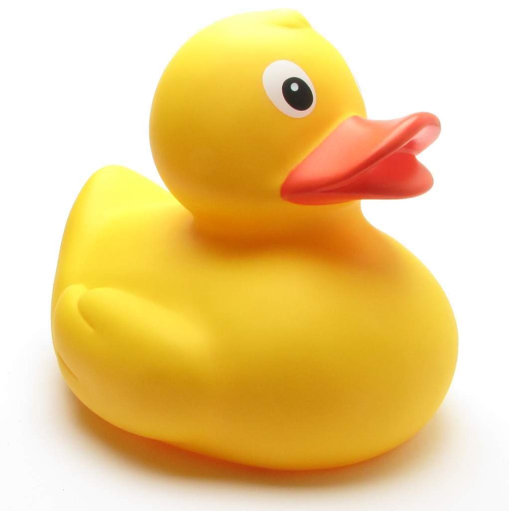 Duckshop XXL-Badeente LIna - gelb I Quietscheente I L: 30 cm