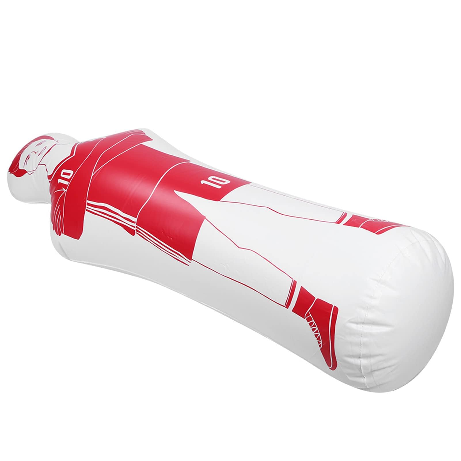 Aufblasbare Fußball Dummy, 40x160CM Fußball Training PVC Aufblasbare Fußballpuppe Boxsack Zum Boxen Torwart Trainingsausrüstung Für Fußballtraining, Torwarttraining 0,35 m PVC-Boxsack