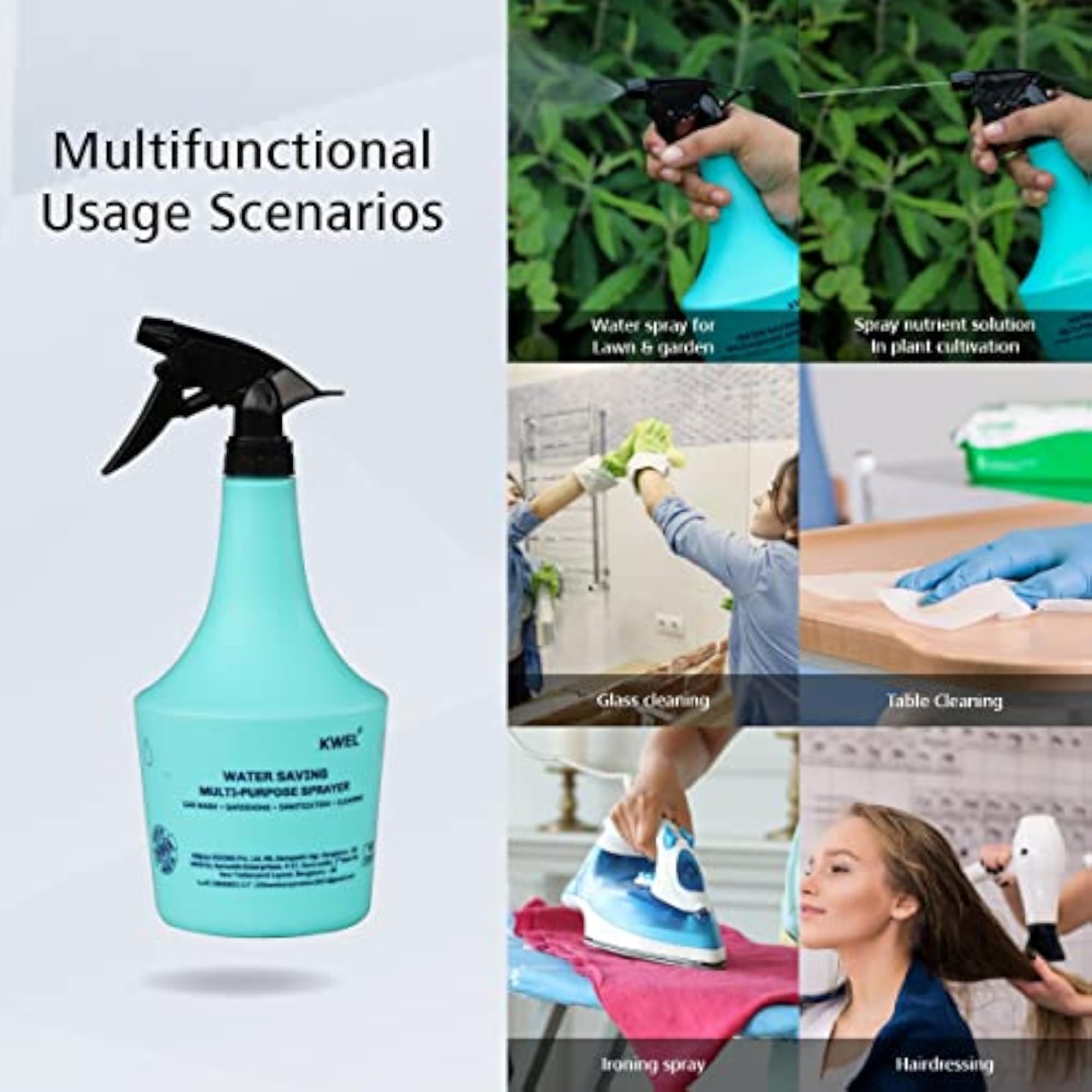 Multipurpose Spray Bottle for Home & Garden Use