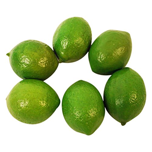 TOOGOO(R) Artificial Lemon 6 x Realistic Lifelike Artificial Plastic Lime Lemon Fruit Food Fake Home Decor