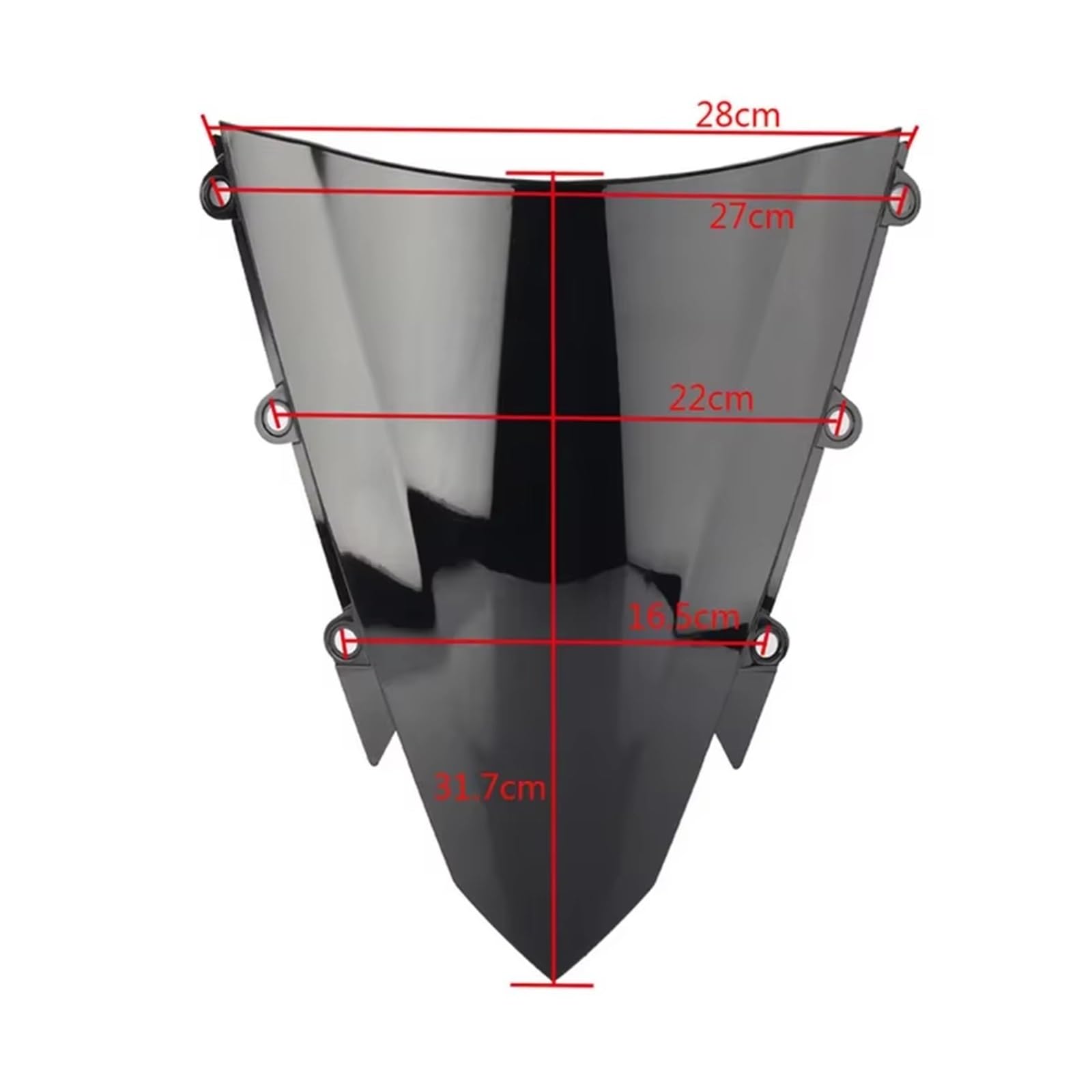 Pantalla Moto para CBR500R para CBR 500 R 500R 2016 2017 2018 Motocicleta Parabrisas De Doble Burbuja Accesorios Deflector Carenado