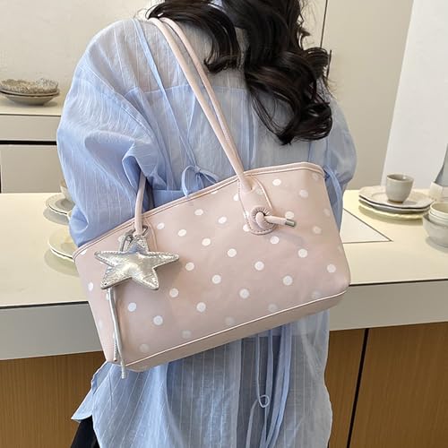 Sac à main élégant en cuir synthétique avec finitions étoile