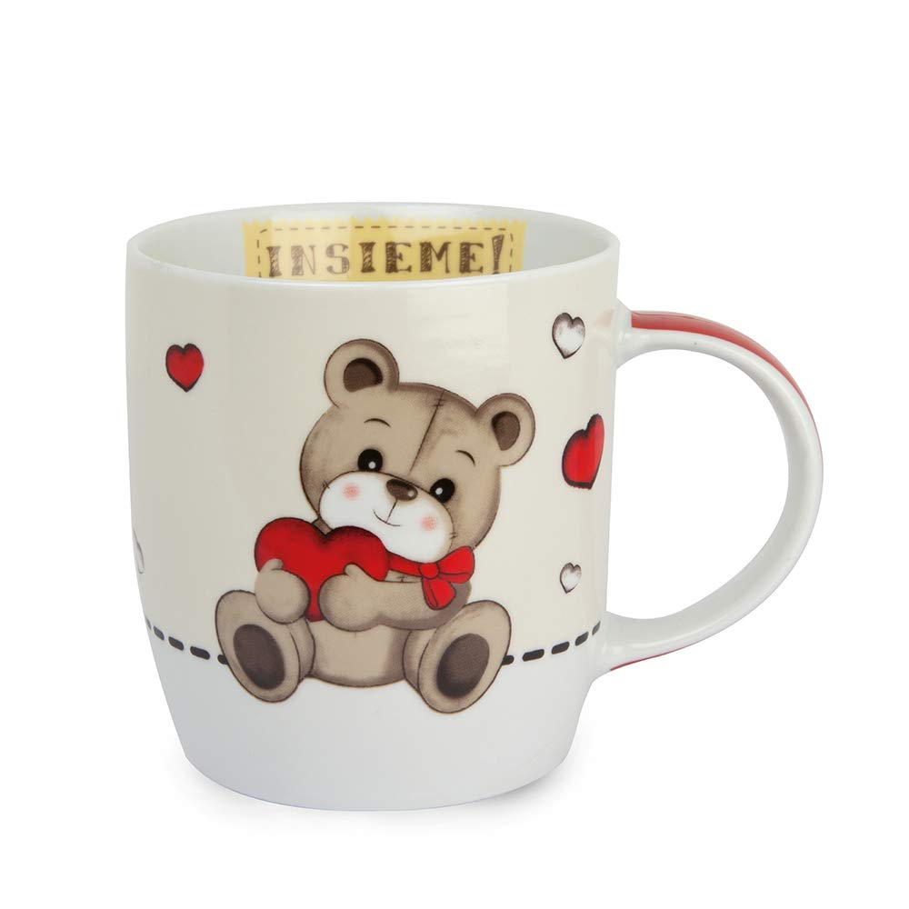 Tazza Mug In Porcellana Avorio - Collezione 'Le Casette' | Design Italiano Moderno Per Colazione E Relax - Foto 5