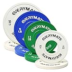 Change Plates 1.25LB 2.5LB 5LB 10LB Set - Fractional Olympic Bumper Plates for Cross Training - Steel Insert Strength Training Weight Plates