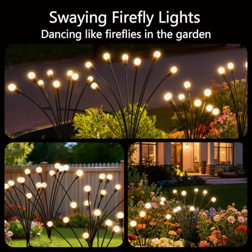34% Off Solar Garden Lights - 2-Pack Waterproof LED Path Lights
