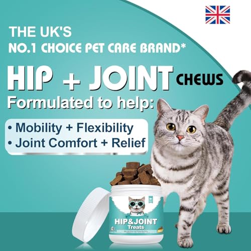 Bailey & Buddies Hip and Joint Supplement for Cats, 90 Soft Chews with Glucosamine, Chondroitin, MSM and Green-Lipped Mussel, Joint Support for Senior Cats and All Breeds - Salmon Flavor - Image 4