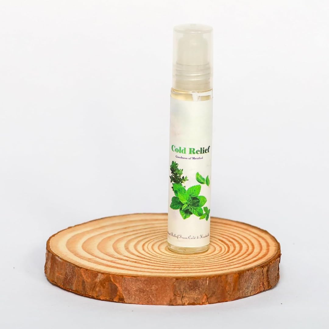 Cold Relief Roll On with Menthol 10ml | Instant Cooling Roll-On for Head Comfort & Refreshing Relief | Easy Glide Applicator | Fast Absorbing Formula | Travel Friendly Pocket Size Roll On for Men & Women | Soothing Aroma & Cooling Sensation-image-21
