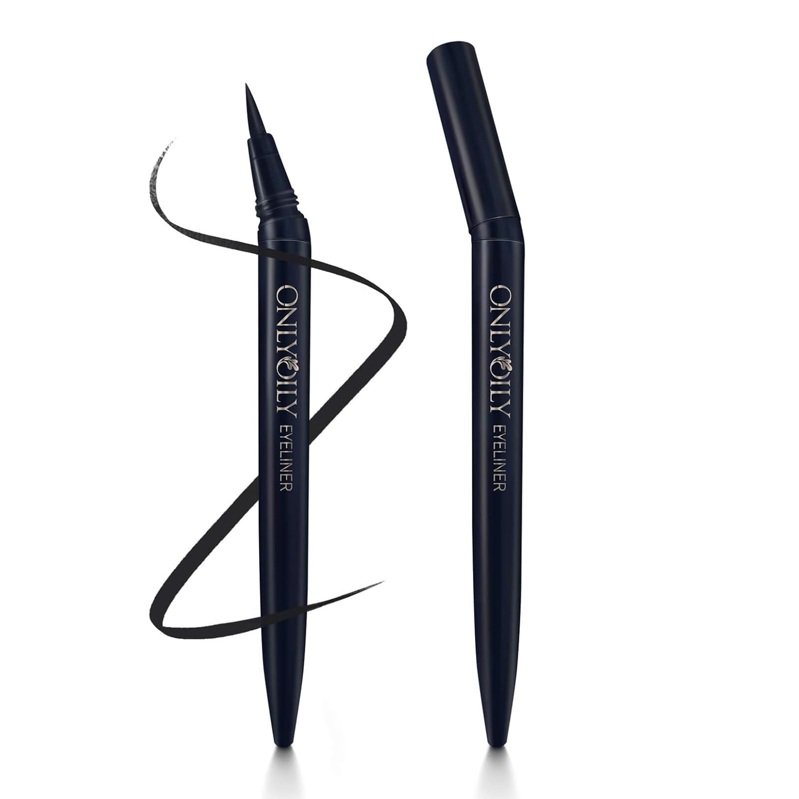 Onlyoily Delineador de ojos a prueba de agua, líquido negro, resistente al agua, antiincrustante, de larga duración