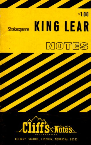 Notes on Shakespeare's "King Lear" (Cliffs notes) view 2