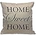 HGOD DESIGNS Housses de Coussin Home Sweet Home La douceur du foyer Taies d'oreillers Maison Décoration Pour Hommes Femmes Garçon Fille Chambre Salon Canapé Voiture Coussins Oreillers 45 x 45 cm