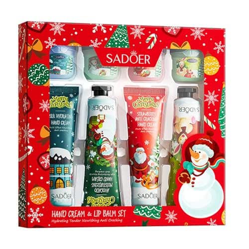 Lip Balm & Hand Cream Set, Lip Balm Hydrating Stocking