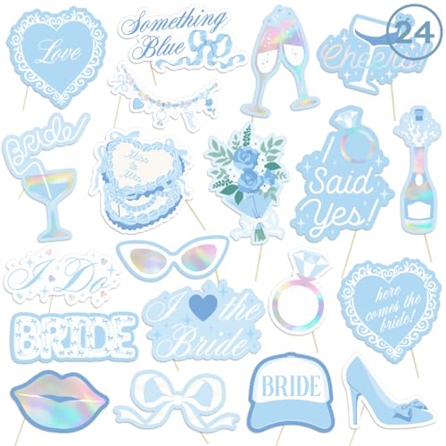 xo, Fetti Something Blue Bach & Bridal Shower Photo...