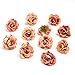 Silk Flowers in Bulk Wholesale Mini Silk Gradient Orchid Artificial Flower Head for Wedding Decoration DIY Wreath Accessories Craft Fake Flowers 30pcs 1.18inch (Multicolor)