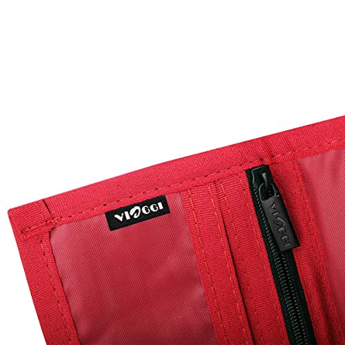 Image of VIAGGI Unisex Travel Wallet - Red