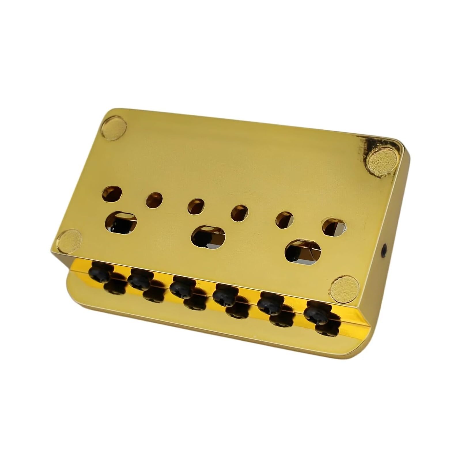 Standardowy mostek gitarowy Gitara Elektryczna 6 Strunowa Z Regulowanym Mostkiem W Rozstawie 105 Mm I Mosiężnym Stałym Siodełkiem(Gold)
