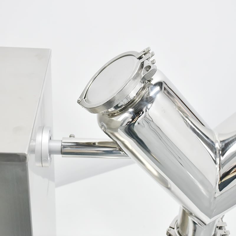 V Type Powder Mixer 24r/min Blender Blending Machine 5L Barrel Capacity Powder Mixing Lab Mixer