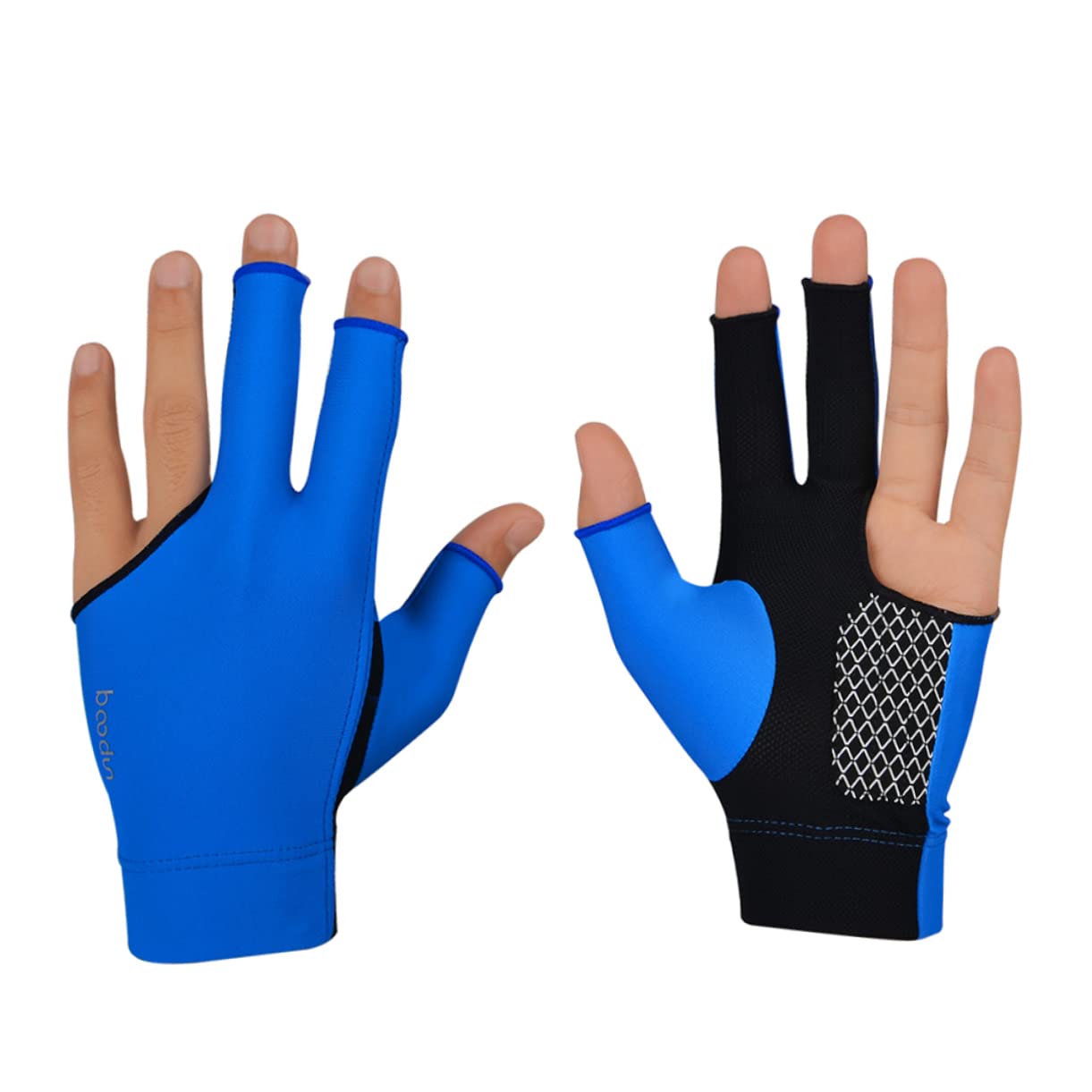 Parliky Elastic Wrist Snooker Glove Men's 3 Finger Billiards Glove Non-Slip Left Hand m Size