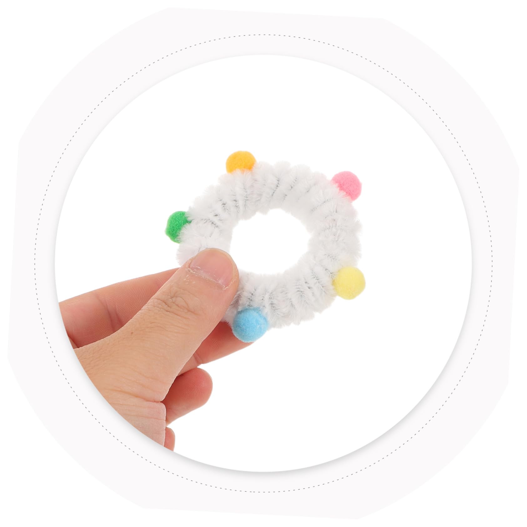Serviettenschnallen 12 Stück, Weiß, für Babyparty Tischdeko | Polyester und Eisen, Schnelle Montage mit Sicherem Halt, für Tischdeko im Bauernhaus Stil