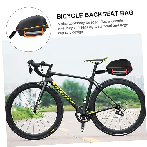 VANZACK 1 Peça Bolsa De Rack De Bicicleta Bolsa De Quadro De Bicicleta Bolsa De Armazenamento Bolsa
