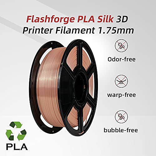 Flashforge Filamento PLA 1,75 mm, filamentos de impressora 3D 1 kg Precisão dimensional do carretel