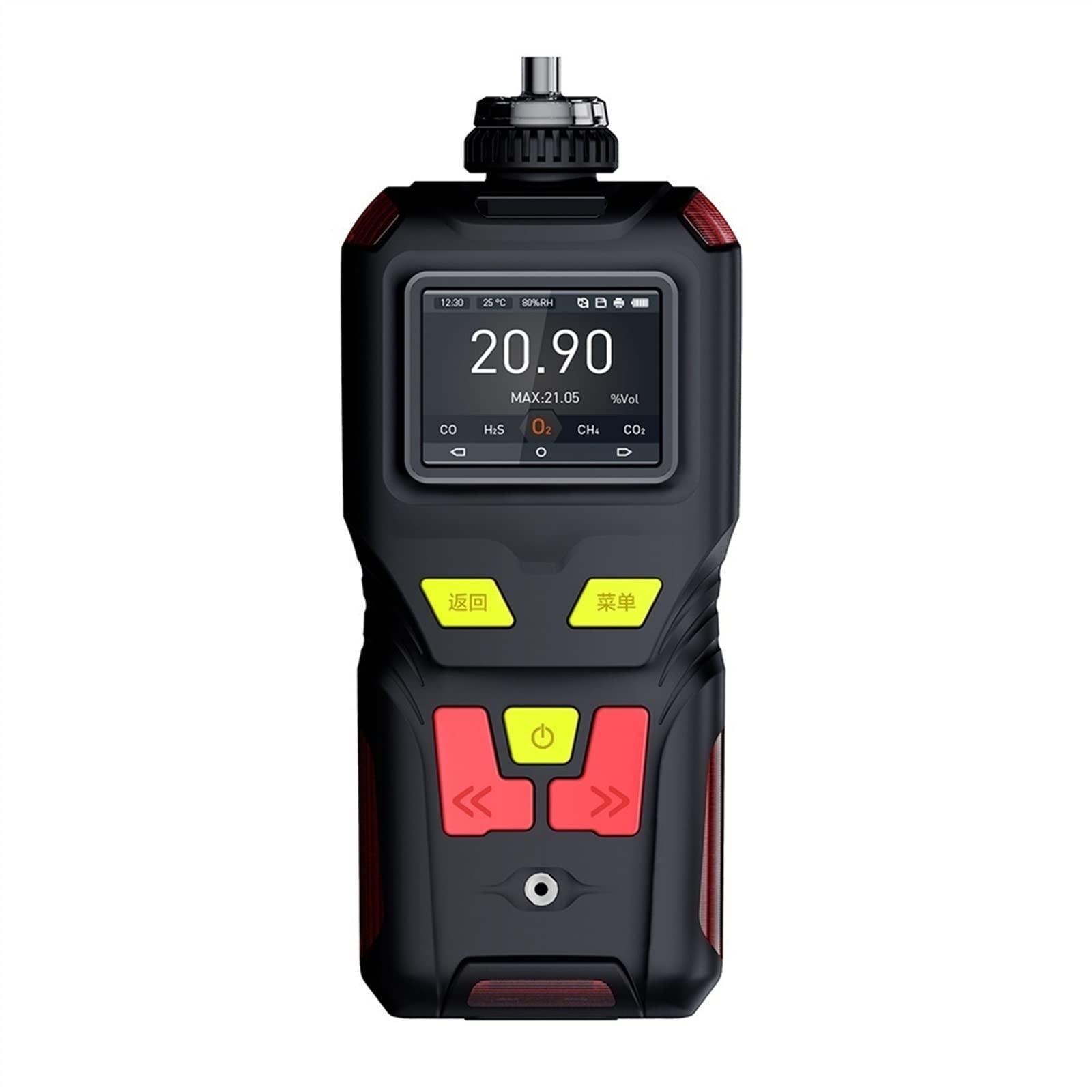 Rilevatore di gas, Rilevatore di gas infiammabile portatile EX Alarmante del naturale rilevatore metano LCD Visualizza alta precisione per lavoro, casa(IR: 0-100% Vol)
