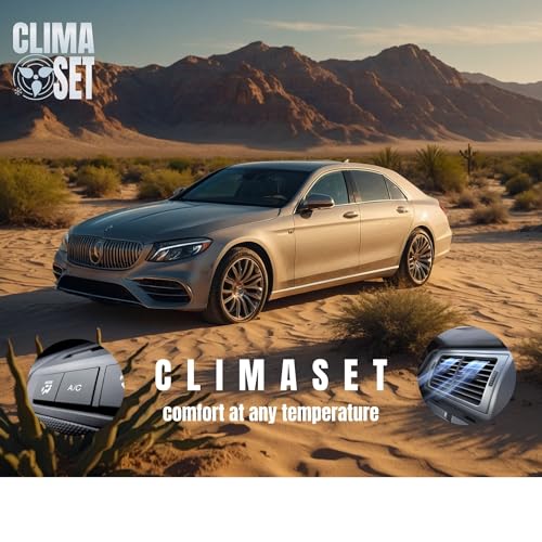 ClimaSet 1x 3in1 + 1x R1234yf Kältemittel Ersatzgas - Kühlmittel Klima Auto mit Klima Dichtmittel und Öl - 2x235g Auto Klimaanlage Nachfüllset - Klimaanlage Wohnmobil - Klimaanlage Schlauch