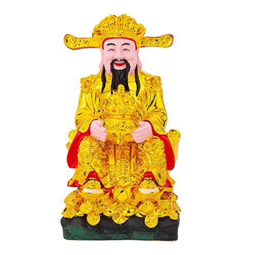 Estatua de Resina Cai Shen, Dios de la Fortuna y la Riqueza