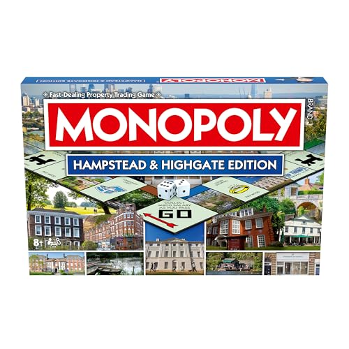 Winning Moves Hampstead & Highgate Monopoly Regional Monopoly Board Game, Standard - Image 2