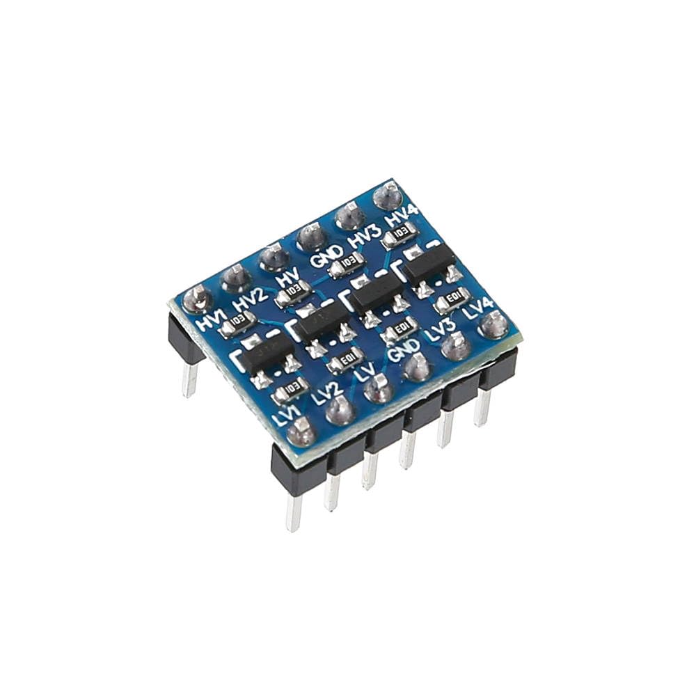 SHILLEHTEK IIC I2C Convertitore di livello logico pre-venduto bidirezionale 3.3V-5V 4 canali compatibile con Arduino, Raspberry Pi e altri microcontrollori (3)