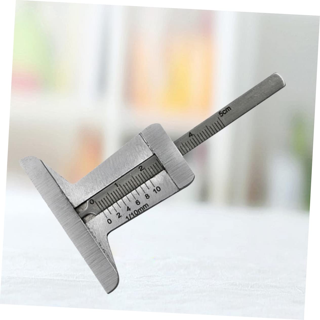 Stainless Steel Tire Tread Depth Gauge Tool Accurate Measurement for Tyre Inspection and Easy to Read for Car and Truck Use