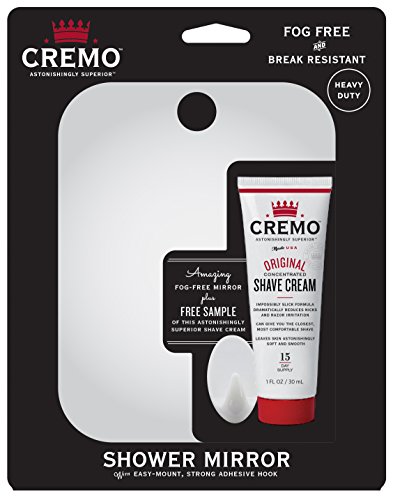 Cremo Heavy Duty, Break Resistant Fog-Free Mirror, 7 inches X 5.25 inches