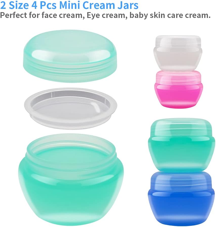 14 Pcs Travel Bottles Set for Toiletries, MAGOURUI TSA Approved Silicone Leak Proof Travel Container, Refillable Travel Accessories with Optional Tag for Business, Personal Travel, Fun Outdoors