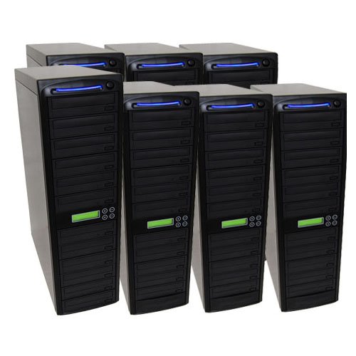 Image of Produplicator 1 to 70 CD /DVD SATA Daisy Chain Duplicator with 500GB HDD