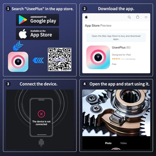 Caméra endoscopique pour Android et iPhone outil inspection serpent - 6