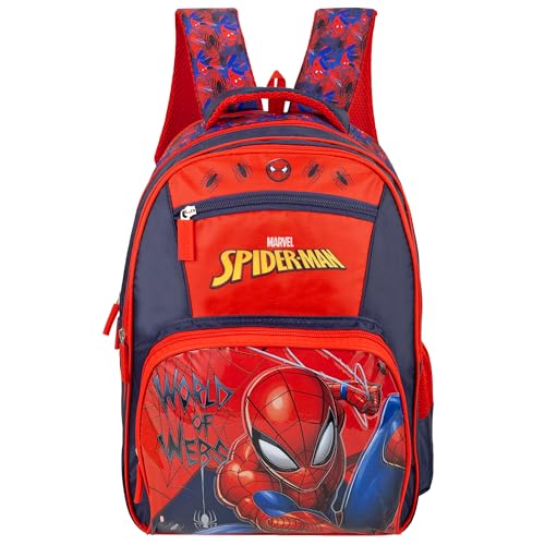 Image of Spider-Man School Bag 14 Inch Marvel Superhero Backpack for Daily School Use Bag