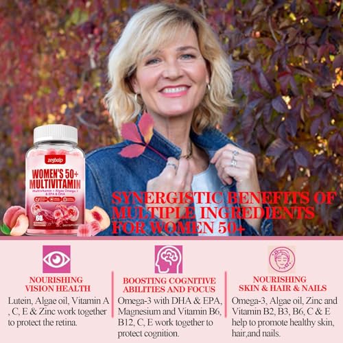 Zegbalp Sugar-Free Womens Multivitamin 50 Plus Gummies With Calcium thumb #4