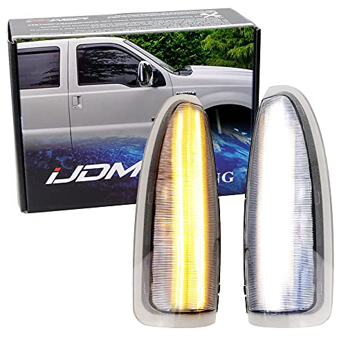 iJDMTOY LED Side Mirror Turn Signal Lights For 2003-07 Ford F250 F350