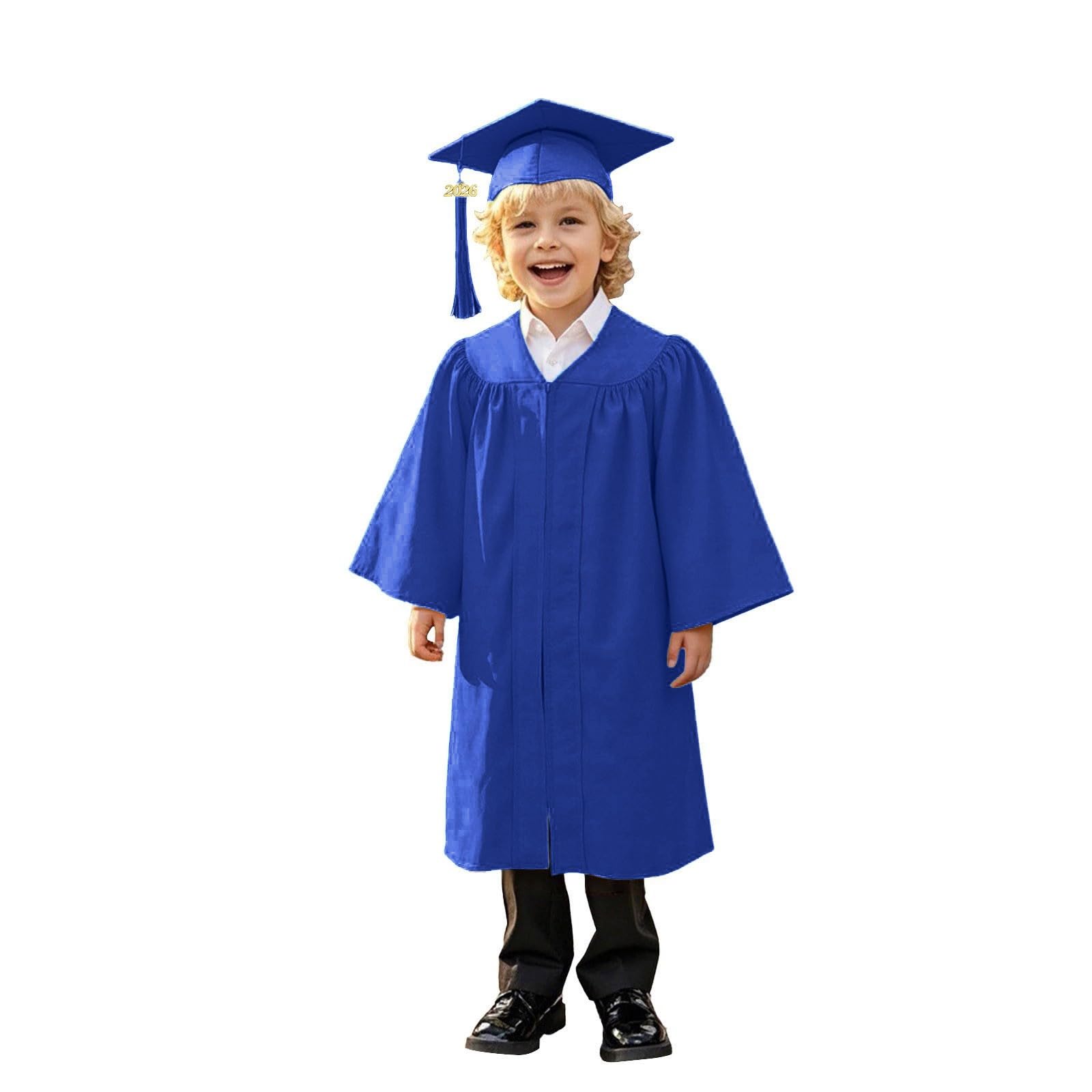 Graduation Toga Set for Children 2026 with Hat Graduation Dress Set for Children 2026 Toga Graduation and Touch Hat Laureas Costume for Graduate Students Elementary Medium Line Costume Carnival Fancy