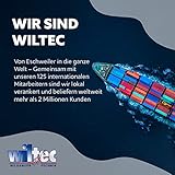 Wiltec Hunderampe faltbar, 185 x 38 cm, geklappt 96 x 38 cm, aus Aluminium, rutschsicher, Traglast bis zu 110 kg, Haustierrampe