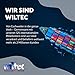 Wiltec Hunderampe faltbar, 185 x 38 cm, geklappt 96 x 38 cm, aus Aluminium, rutschsicher, Traglast bis zu 110 kg, Haustierrampe