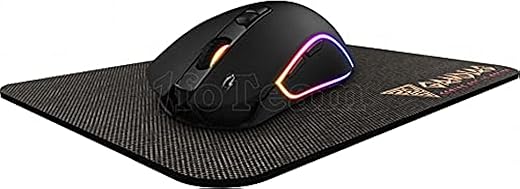 GAMDIAS RGB Gaming Mouse & Mat | Zeus E3 & NYX E1 | Upto 3600 DPI for Amazing Gaming Experience | Non-Slip, Durable Polymer Mouse Mat | 3 Million…