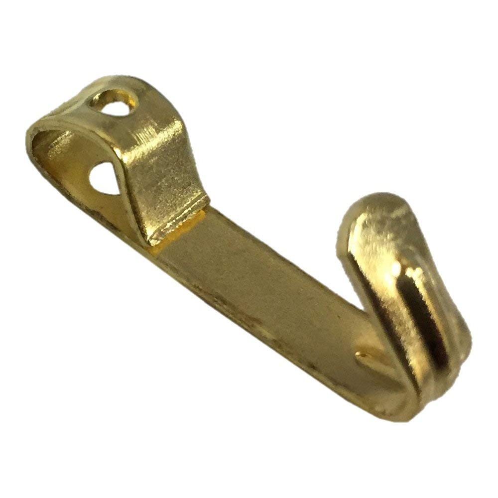 Fort Fasteners Picture Hooks, Single No.1 Small Brassed Midi 30 Hooks