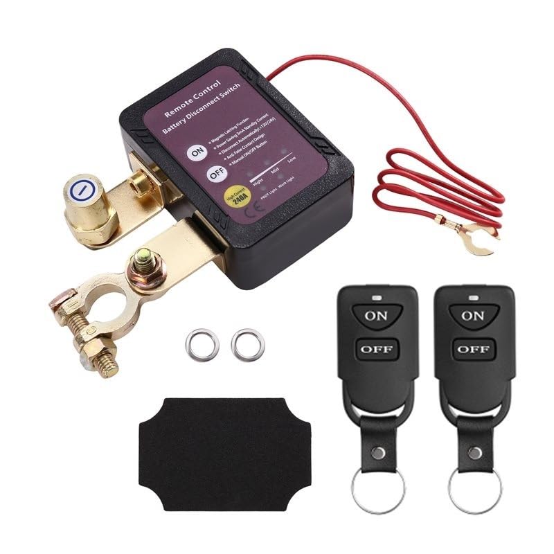 A99F-24V/12V 240A Battery Disconnect Switch Power Off Switch for Car Battery Power-Off Switch