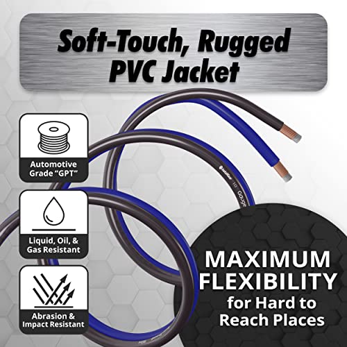 Installgear 10 Gauge Wire (50Ft) Copper Clad Aluminum Caa - Primary Automotive Wire, Car Amplifier Power & Ground Cable, Battery Cable, Car Audio Speaker Stereo, Rv Trailer Wiring Welding Cable 10Ga #TOP4