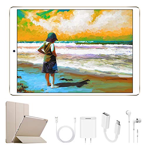 2020 Tablets 10 Inch, Dual SIM 4G/5G WiFi, IPS/HD, 3GB RAM 32GB ROM/64GB