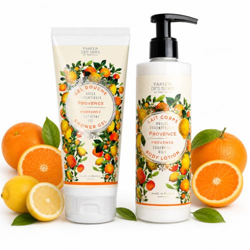 Panier des Sens Provence Citrus Body Wash &amp; Lotion Set 6.8 + 8.5 fl oz