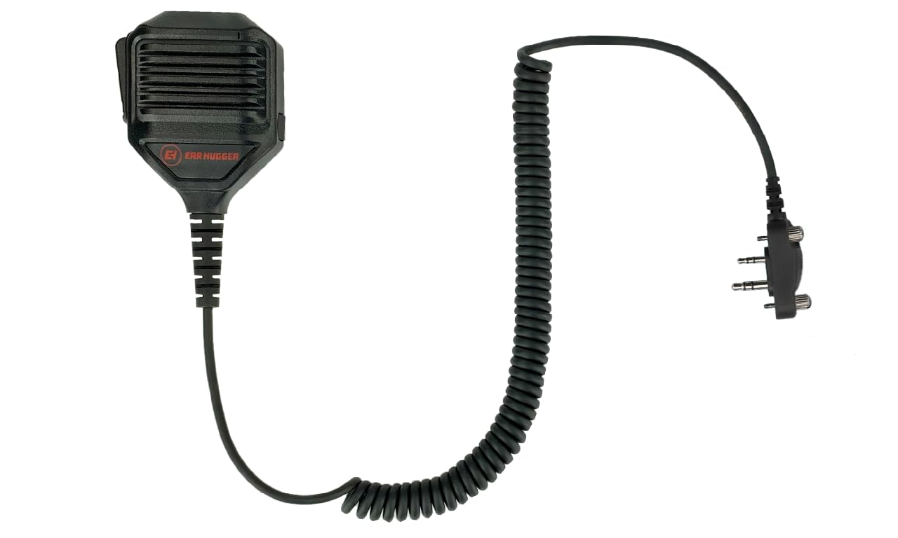 EarHugger HD™ Speaker Mic for iCOM F1000 F2000 F4001 F1100D F2100D F3210D F4210D F3230D F4230D Radios RSM. Remote Speaker Microphone.