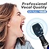 HOTEC Wireless Singing Microphones for Karaoke, Dual UHF Handheld Dynamic Mic System with Echo/Vol Control and Rechargeable Receiver, Ideal for Church, Wedding, Party, Speech, PA, Mixer #1